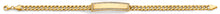 Load image into Gallery viewer, 14K Two Tone Gold Hollow Cuban CZ ID Bracelet