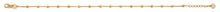 Load image into Gallery viewer, 14K Yellow Gold Light Ball Bracelet And Anklet