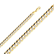 Load image into Gallery viewer, 14K Two Tone Gold 9.8mm Cuban WP Chain