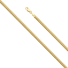 Load image into Gallery viewer, 14K Yellow Gold 4mm Solid Miami Cuban 120 Chain