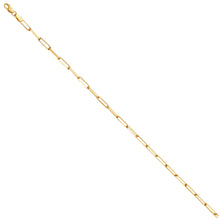 Load image into Gallery viewer, 14K Yellow Gold 2.7mm Triangle DC Paperclip Chain