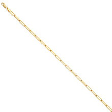 Load image into Gallery viewer, 14K Yellow Gold 3.0mm Solid Square Paperclip Chain