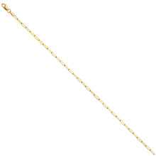 Load image into Gallery viewer, 14K Yellow Gold 2.0mm Solid Square Paperclip Chain