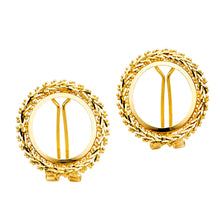 Load image into Gallery viewer, 14K Yellow Gold 2.5 Pesos Bola Earrings