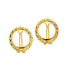 Load image into Gallery viewer, 14K Yellow Gold 2 Pesos Bola Earrings