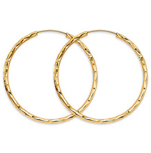 Load image into Gallery viewer, 14K Yellow Gold Shiny 1.8mm DC Endless Hoop Earrings