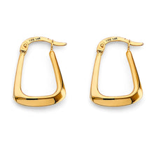 Load image into Gallery viewer, 14K Yellow Gold 15mm Polish Hollow Hoop Earrings