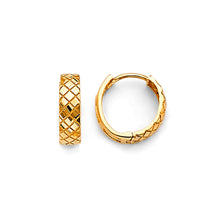 Load image into Gallery viewer, 14K Yellow Gold 13mm Huggies Earrings