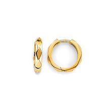 Load image into Gallery viewer, 14K Yellow Gold Round 12mm Huggies Earrings