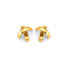 Load image into Gallery viewer, 14K Yellow Gold Extra Style Push Back Earrings