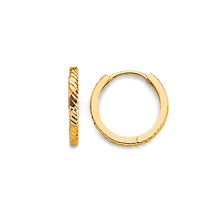 Load image into Gallery viewer, 14K Yellow Gold 15mm Huggies Earrings