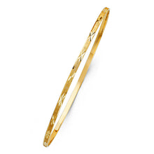 Load image into Gallery viewer, 14K Yellow Gold 2mm Solid Bangle