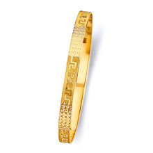 Load image into Gallery viewer, 14K Yellow Gold Solid Bangle