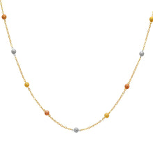 Load image into Gallery viewer, 14K Tri Color Gold Fancy Necklace