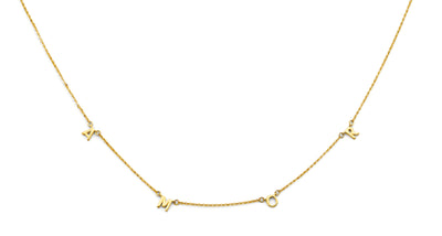 14K Yellow Gold A-M-O-R Necklace