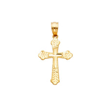 Load image into Gallery viewer, 14K Yellow Gold 15mm Cross Pendant