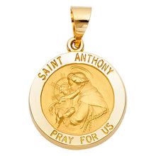 Load image into Gallery viewer, 14K Yellow Gold St. Anthony Pendant