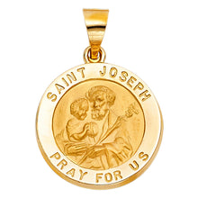 Load image into Gallery viewer, 14K Yellow Gold St. Joseph Pendant