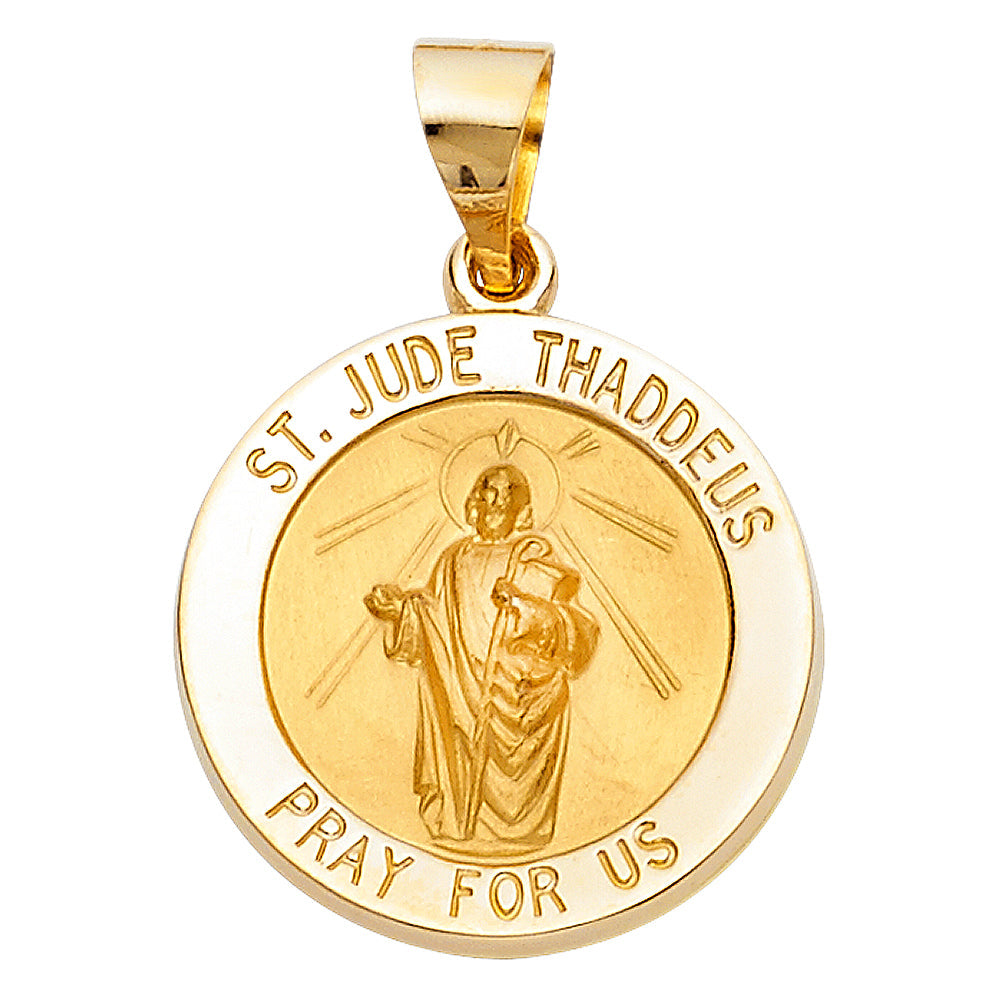 14K Yellow Gold St. Jude Thaddeus Pendant