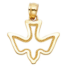 Load image into Gallery viewer, 14K Yellow Gold Espiritu Santo Dove Pendant