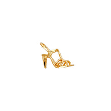 Load image into Gallery viewer, 14K Yellow Gold Tiny High Heels Pendant