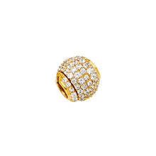 Load image into Gallery viewer, 14K Yellow Gold 8mm CZ Sphere Pendant