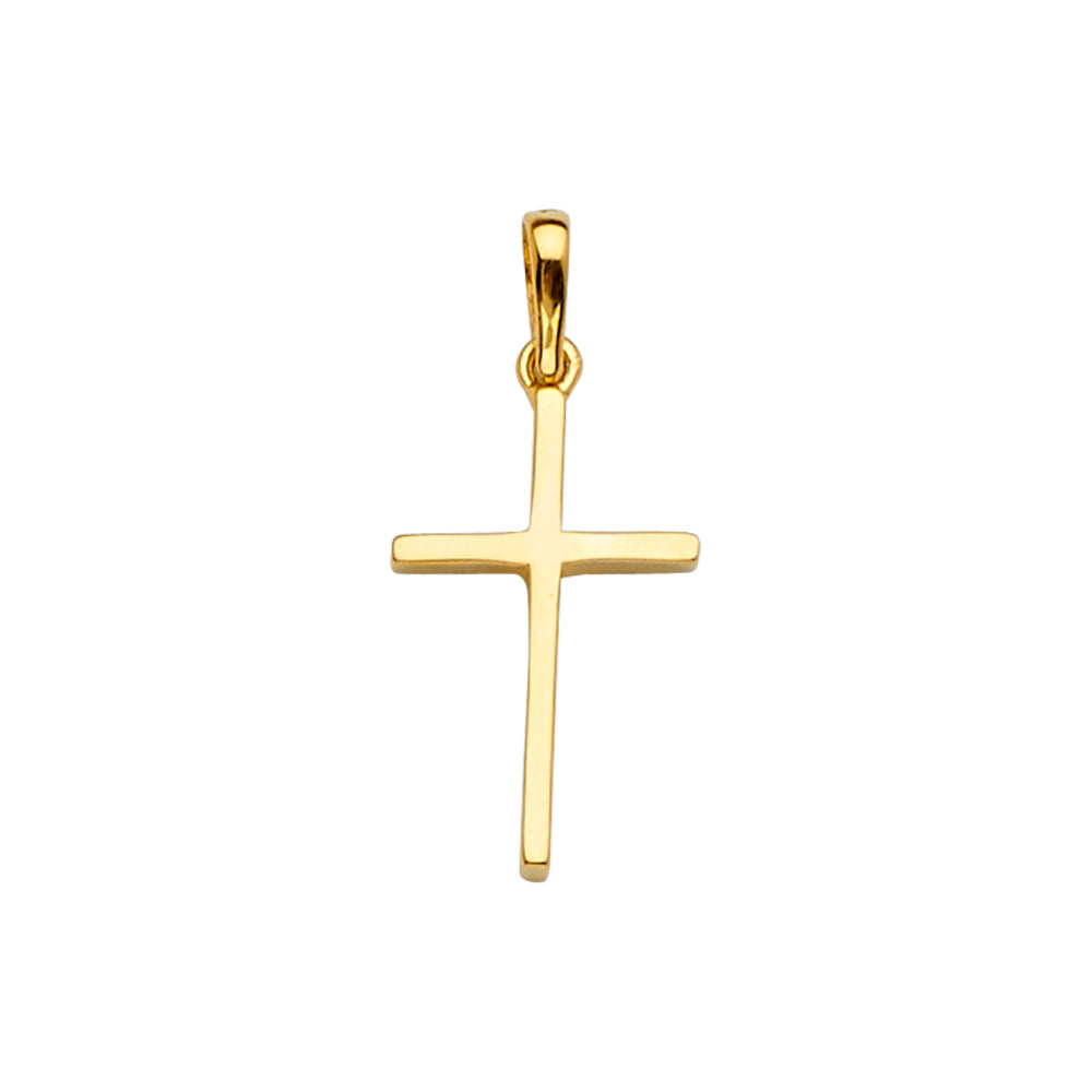 14K Yellow Gold Cross Pendant