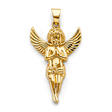 Load image into Gallery viewer, 14K Yellow Gold Angel Pendant