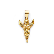 Load image into Gallery viewer, 14K Yellow Gold 12mm Angel Pendant