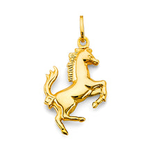 Load image into Gallery viewer, 14K Yellow Gold Horse Pendant