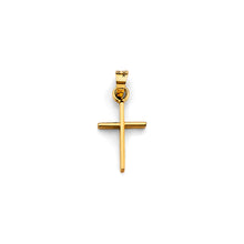 Load image into Gallery viewer, 14K Yellow Gold Small Cross Pendant