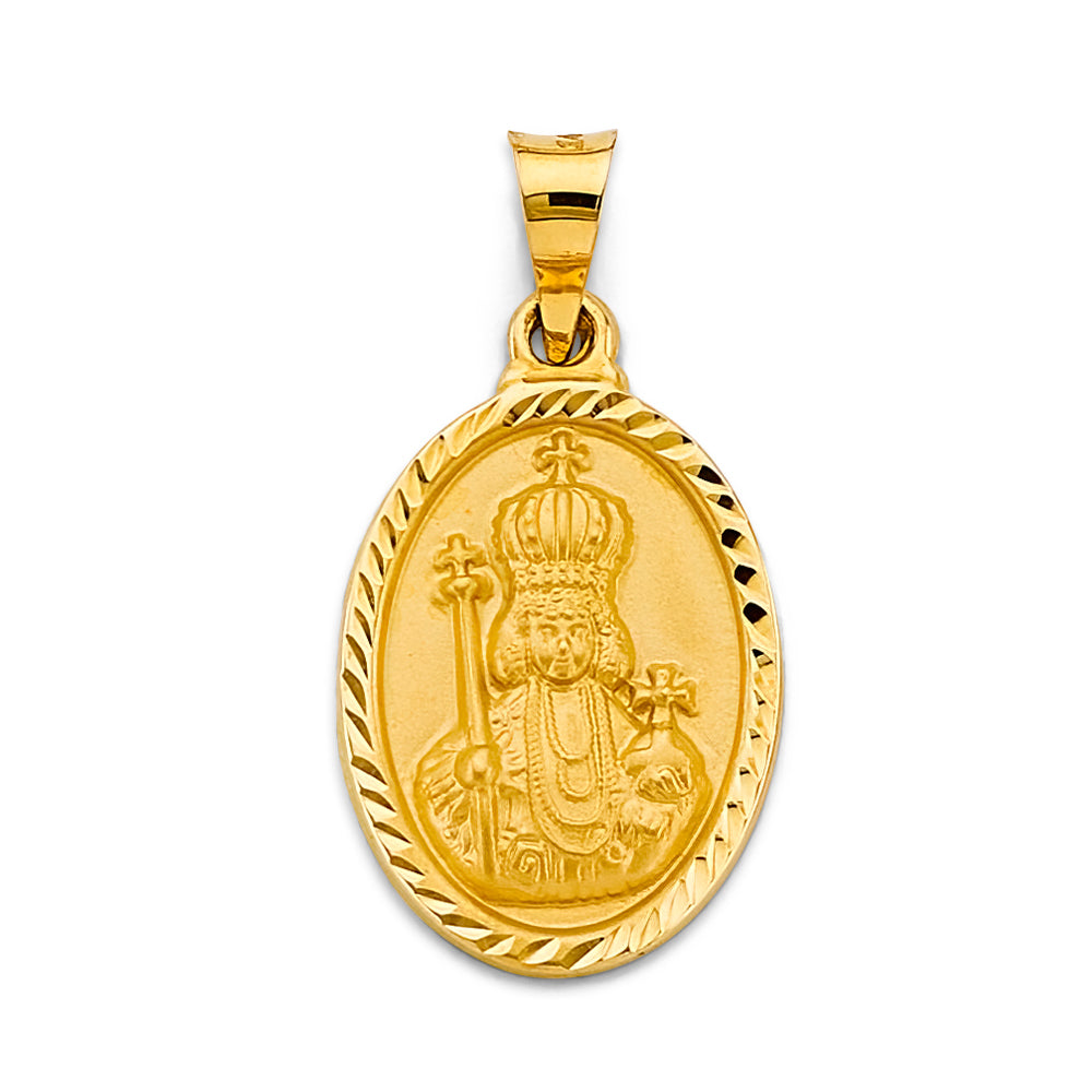 14K Yellow Gold Santo Nino Pendant