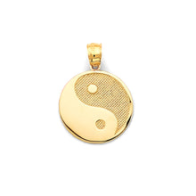 Load image into Gallery viewer, 14K Yellow Gold Yin Yang Pendant