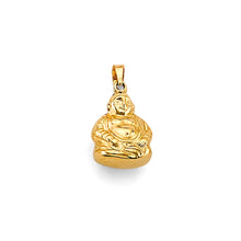 Load image into Gallery viewer, 14K Yellow Gold Buddeddha Pendant