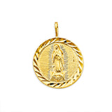 14K Yellow Gold Guadalupe Pendant