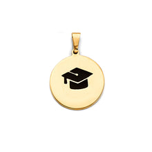 Load image into Gallery viewer, 14K Yellow Gold Graduation Pendant