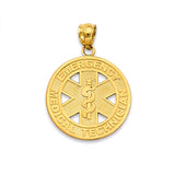 14K Yellow Gold EMT Pendant