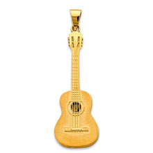 Load image into Gallery viewer, 14K Yellow Gold Guitar Pendant