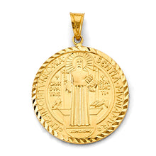 Load image into Gallery viewer, 14K Yellow Gold Hollow San Benito Pendant