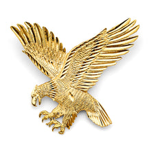 Load image into Gallery viewer, 14K Yellow Gold Big Eagle Pendant