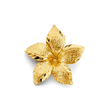 Load image into Gallery viewer, 14K Yellow Gold Hibiscus Flower Pendant