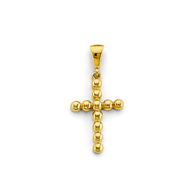 Load image into Gallery viewer, 14K Yellow Gold 10mm Small Cross Pendant