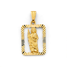 Load image into Gallery viewer, 14K Yellow Gold 15mm St. Jude Thaddeus Pendant