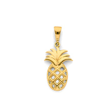 Load image into Gallery viewer, 14K Yellow Gold Pineapple Pendant