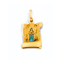 Load image into Gallery viewer, 14K Yellow Gold 15mm Santo Nino De Atocha Pendant