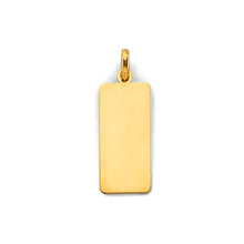 Load image into Gallery viewer, 14K Yellow Gold 8mm Engravable Plain Pendant