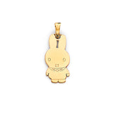 14K Yellow Gold Rabbit Pendant