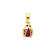 Load image into Gallery viewer, 14K Yellow Gold Ladybug Pendant