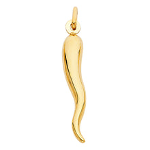 Load image into Gallery viewer, 14K Yellow Gold Horn Pendant