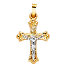 Load image into Gallery viewer, 14K Yellow Gold Crucufix Pendant